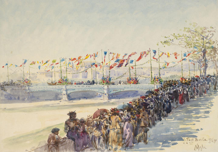 Opening of the Pont Barla at Cimiez, 27 April 1899