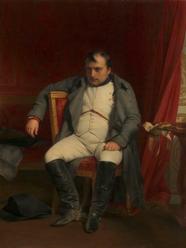 Napoleon at Fontainebleau, 31 March 1814 Napoleon at Fontainebleau, 31 March 1814