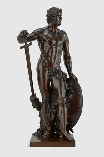 Hadrian, the Roman Emperor, in the form of Mars