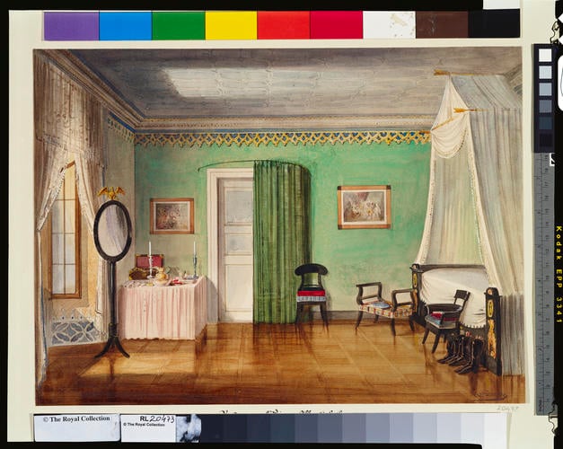 The Rosenau: the bedroom of Ernest I