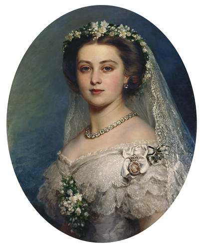 Victoria, Princess Royal, in her wedding-dress