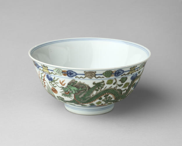 Dragon-and-phoenix bowl