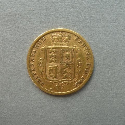 Victoria 'young head' half sovereign Victoria 'young head' half sovereign