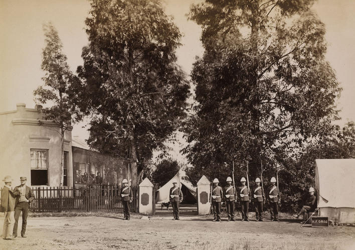 Entrance to the Government House, Pretoria