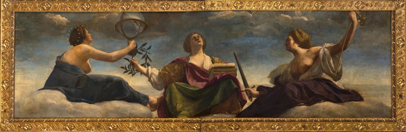 The Muses: Urania, Calliope and Melpomene