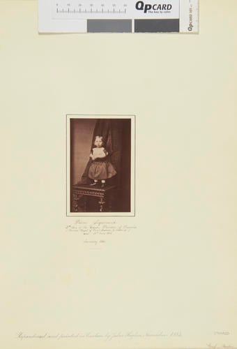 Prince Sigismund of Prussia, January 1866 [in Portraits of Royal Children Vol. 10 1866-67]