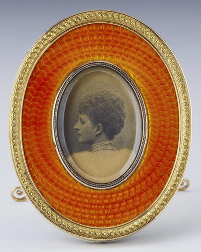 Frame with a photograph of Queen Alexandra when Princess of Wales