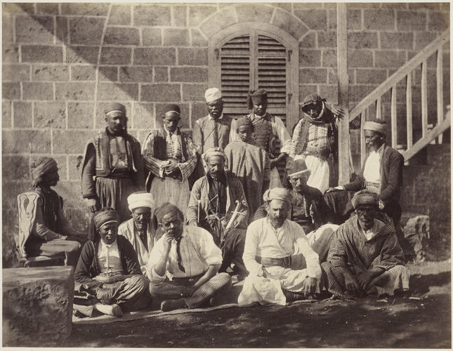 [Group of camp attendants, Beirut, Lebanon]