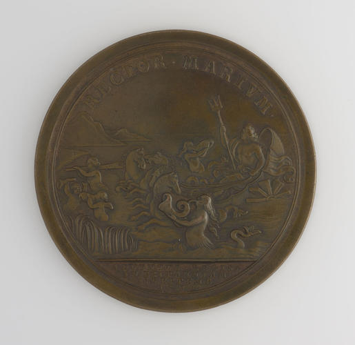 Medal commemorating the Arrival of King George I in Britain