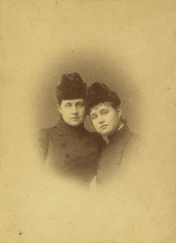 Queen Olga of the Hellenes and Princess Alexandra of Greece and Denmark Queen Olga of the Hellenes and Princess Alexandra of Greece and Denmark