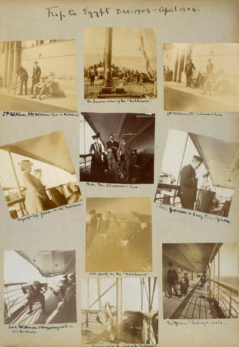 Trip to Egypt Dec. 1903-April 1904