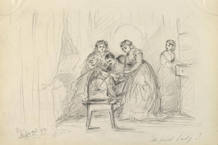 Scene in the nursery, Kew