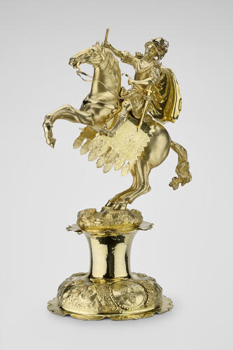 Statuette of a warrior on horseback
