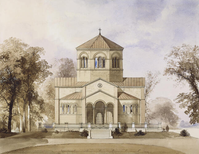 Royal Mausoleum, Frogmore: East elevation