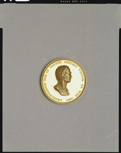 Tribute medal to the 42nd Regiment from the London Highland Society