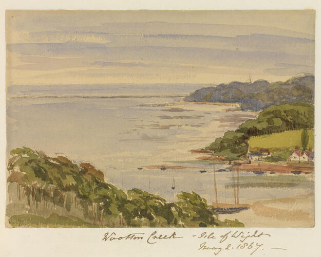 Master: SKETCHES FROM NATURE V. R. 1863 TO 1867
Item: Wootton Creek