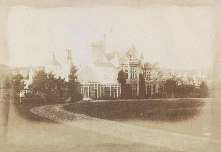 'Balmoral Castle, back of the house looking towards the Dee'