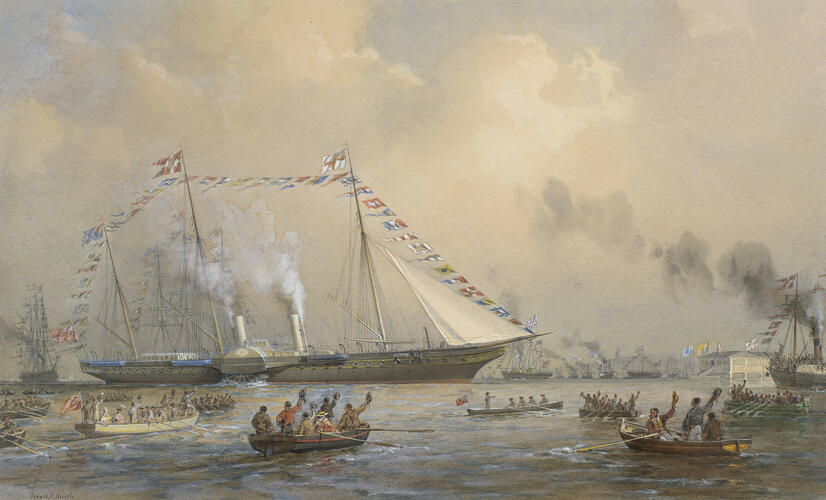 Arrival in England of Princess Alexandra of Denmark, 7 March 1863