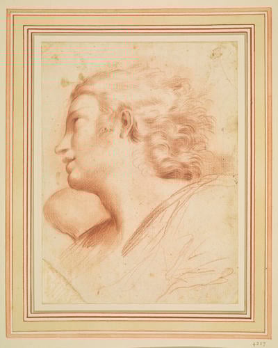 The head of an angel The head of an angel