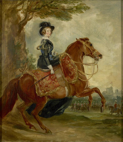 Queen Victoria (1819-1901) on Horseback