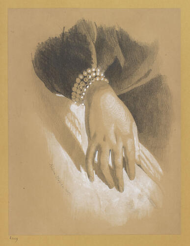 Study of a hand and sleeve