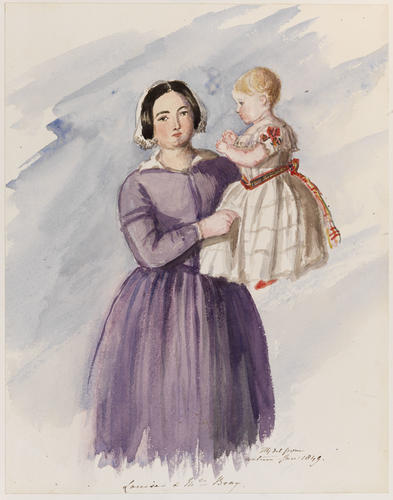 Master: Sketches of the Royal Children by V. R. from 1841-1859
Item: Louise & Mrs. Bray