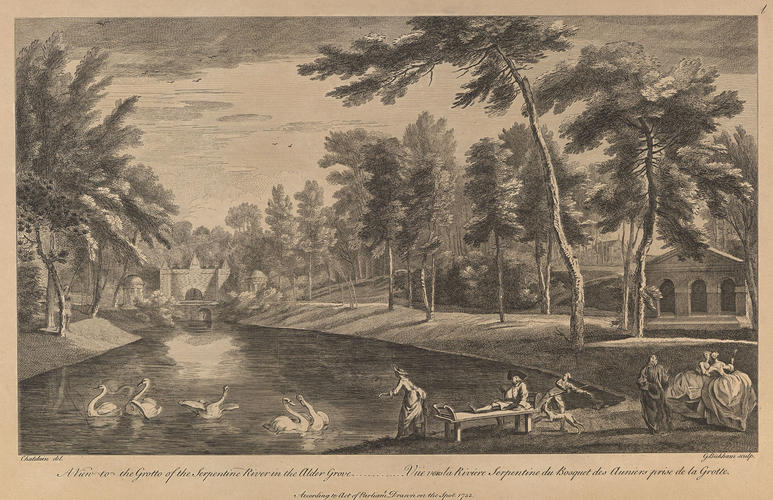 A View to the Grotto of the Serpentine River in the Alder Grove [Stowe]
