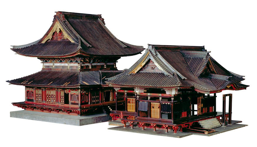 Model of the Taitokuin Mausoleum