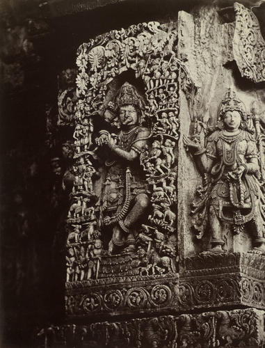 Sculptures from South-West Angle of Pavilion on the West Front of the Temple at Hullabeed Sculptures from South-West Angle of Pavilion on the West Front of the Temple at Hullabeed