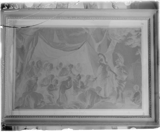 Glass plate negative of The Tent of Darius Glass plate negative of The Tent of Darius