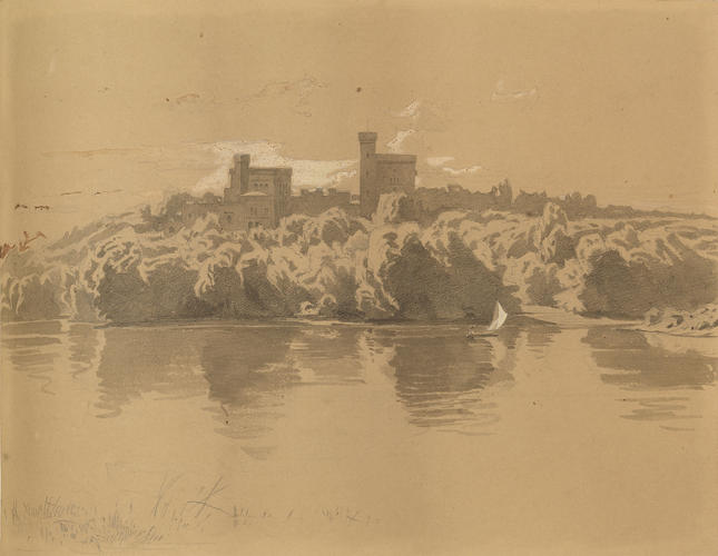 Schloss Babelsberg, from across the River Havel Schloss Babelsberg, from across the River Havel