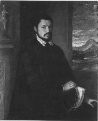 Portrait of a Man Holding a Book