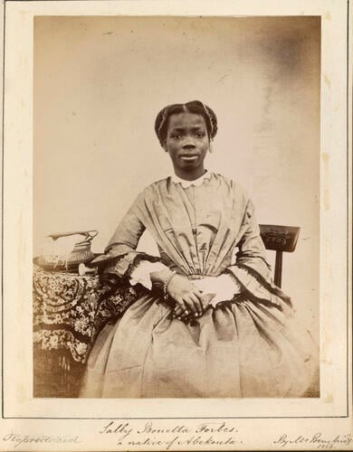 'Sally Bonetta Forbes'; Sarah Forbes Bonetta (1843-80)