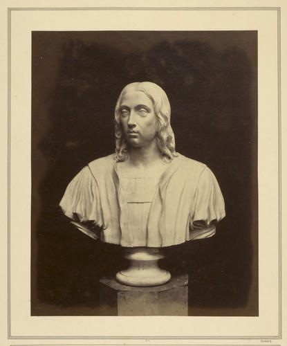 A portrait bust of Raphael