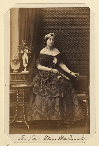 The Honourable Flora Isabella Clementina Macdonald (1822- c. 1899) The Honourable Flora Isabella Clementina Macdonald (1822- c. 1899)