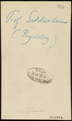Matthias Jakob Schleiden (1804-81) Matthias Jakob Schleiden (1804-81)