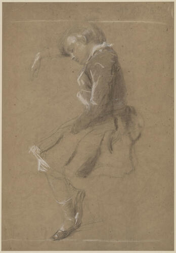Study of a sleeping child Study of a sleeping child