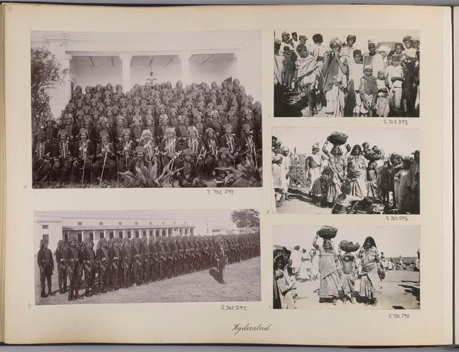 Indian soldiers, Hyderabad [Edward, Prince of Wales. Royal Tour in India, 1921-1922]