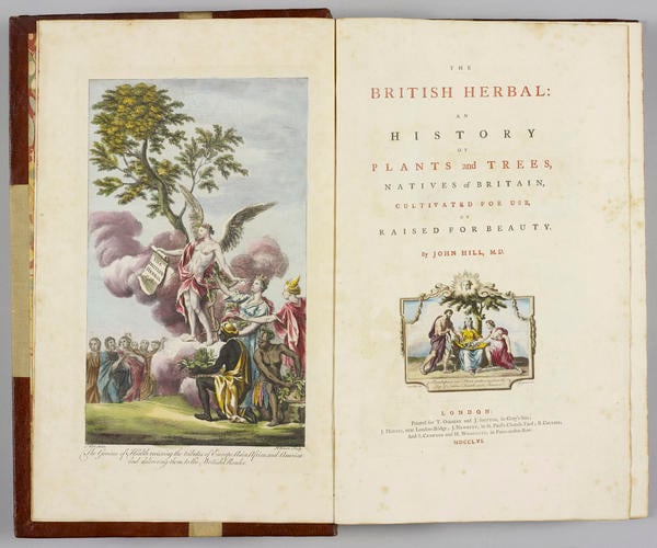 The British herbal : an history of plants and trees, natives of Britain, cultivated for use or raised for beauty / by John Hill