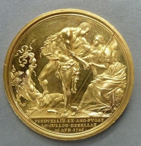 Medal commemorating the Battle of Culloden