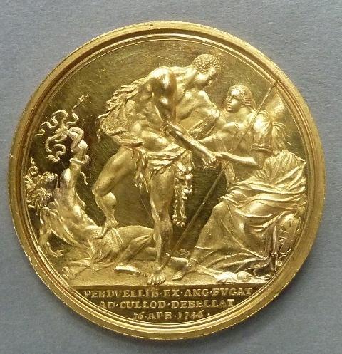 Medal commemorating the Battle of Culloden Medal commemorating the Battle of Culloden