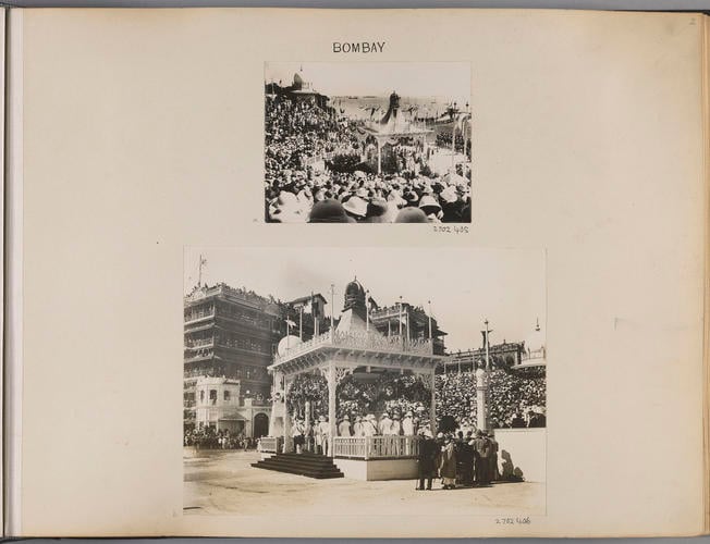 Royal Party in Bombay: Edward, Prince of Wales. Royal Tour in India, 1921-1922