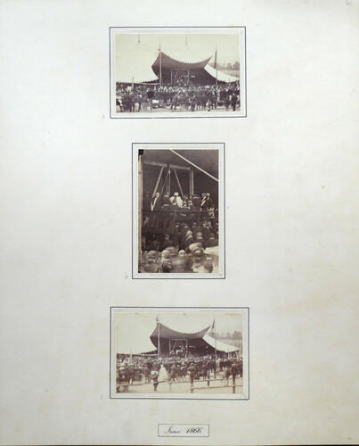 King Edward VII when Prince Albert Edward of Wales, laying foundation stone