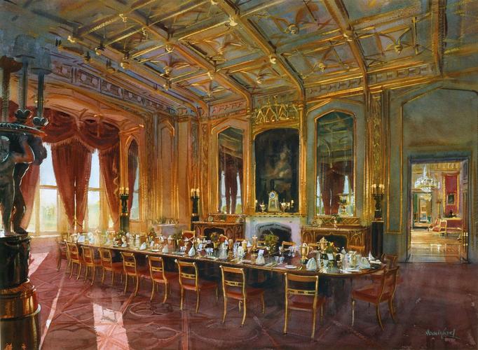 Windsor Castle: The State Dining Room Windsor Castle: The State Dining Room