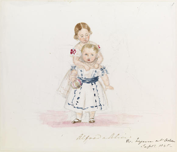 Master: Sketches of the Royal Children by V. R. from 1841-1859
Item: Alfred & Alice