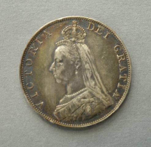 Victoria 'Jubilee head' double florin Victoria 'Jubilee head' double florin