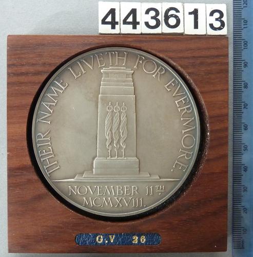 Armistice Day Memorial medal