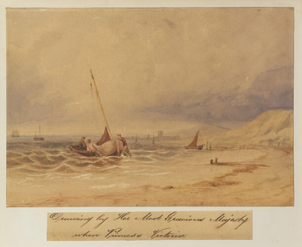 Master: SKETCHES BY QUEEN VICTORIA I
Item: Drawing by Her Most Gracious Majesty when Princess Victoria Master: SKETCHES BY QUEEN VICTORIA I
Item: Drawing by Her Most Gracious Majesty when Princess Victoria