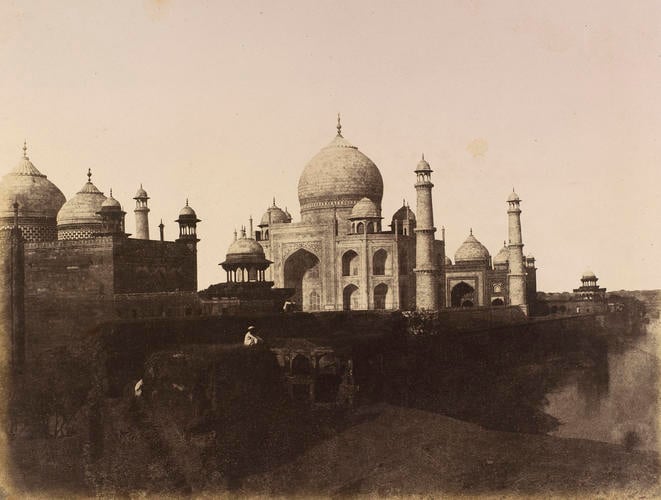 The Taj Mahal from the East The Taj Mahal from the East