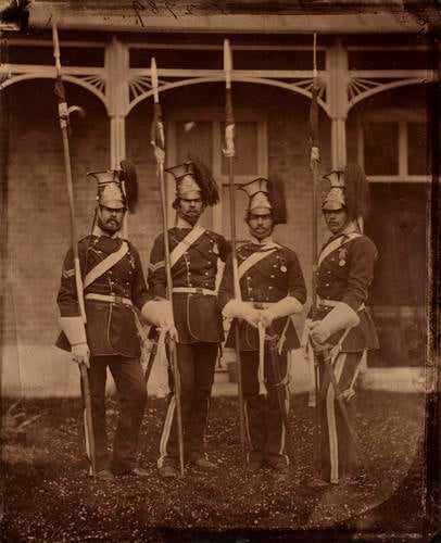 Soldiers of the 17th Light Dragoon (Lancers) who served in the Crimean War